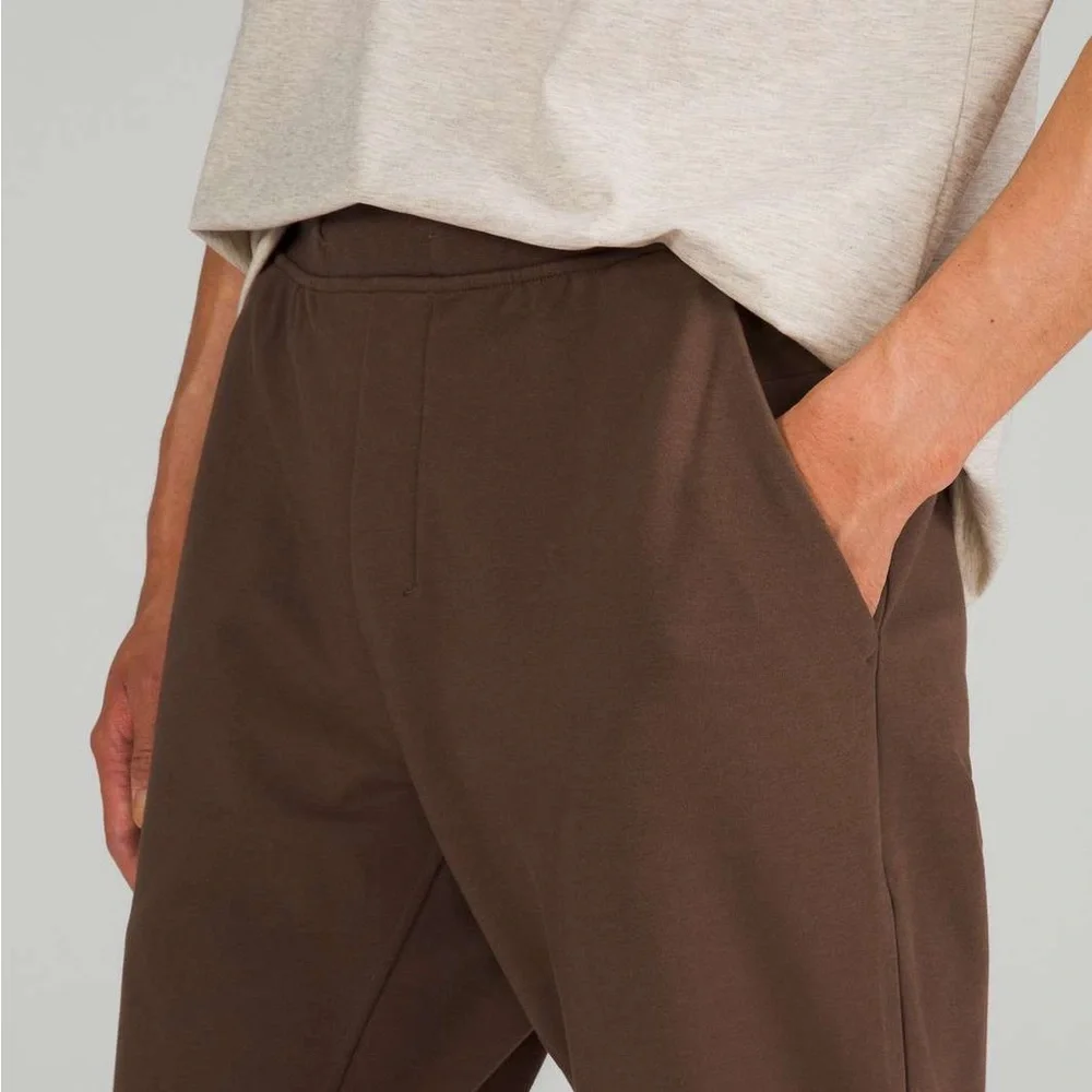 Lululemon Mens City Sweat Jogger Stretch French Terry Dark Mocha Pant size L
